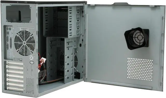 Alt view image 10 of 13 - COOLMAX CS-480-Black W/O PSU Black Steel / Plastic ATX Mid Tower Computer Case