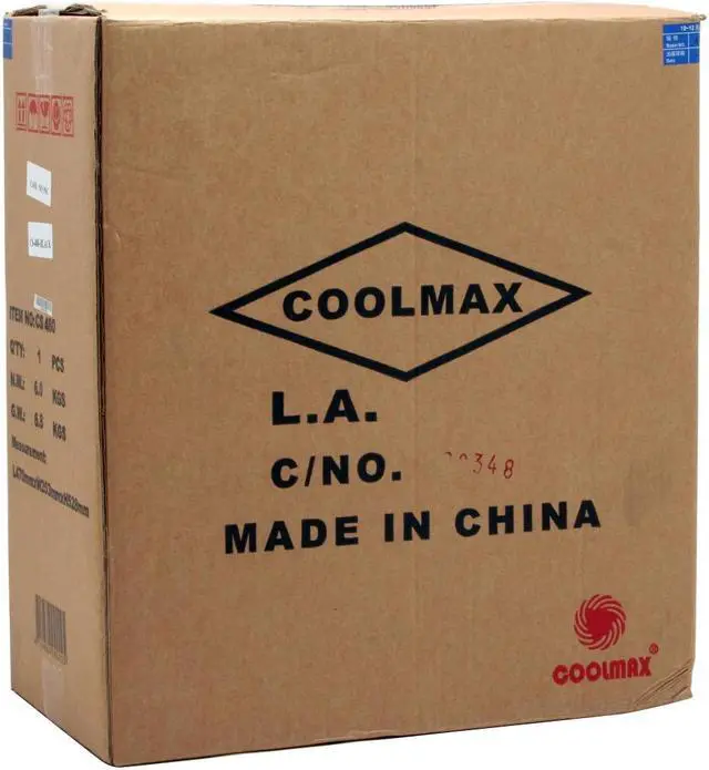 Alt view image 13 of 13 - COOLMAX CS-480-Black W/O PSU Black Steel / Plastic ATX Mid Tower Computer Case