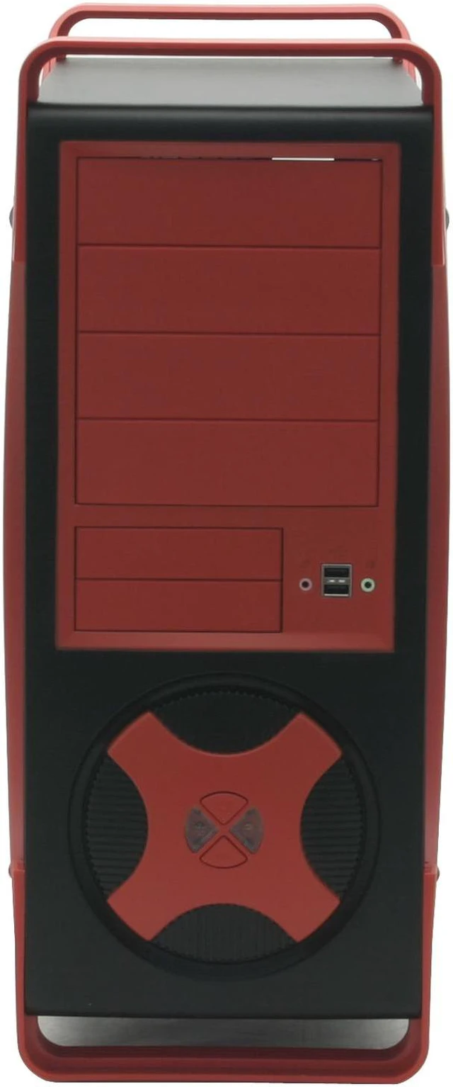 Red Computer Shell ATADC XP01M Black/Red Computer Case - Newegg.com