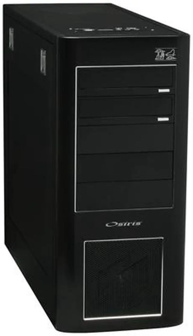 Main image of HIPER OSIRIS HTC-1K514 Black 6063 T5 Alloy ATX Mid Tower Computer Case