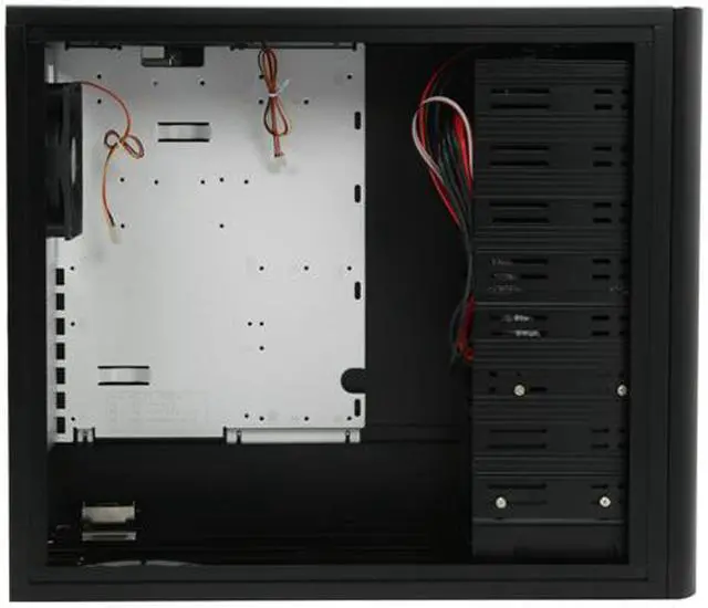 Alt view image 7 of 12 - HIPER OSIRIS HTC-1K514 Black 6063 T5 Alloy ATX Mid Tower Computer Case