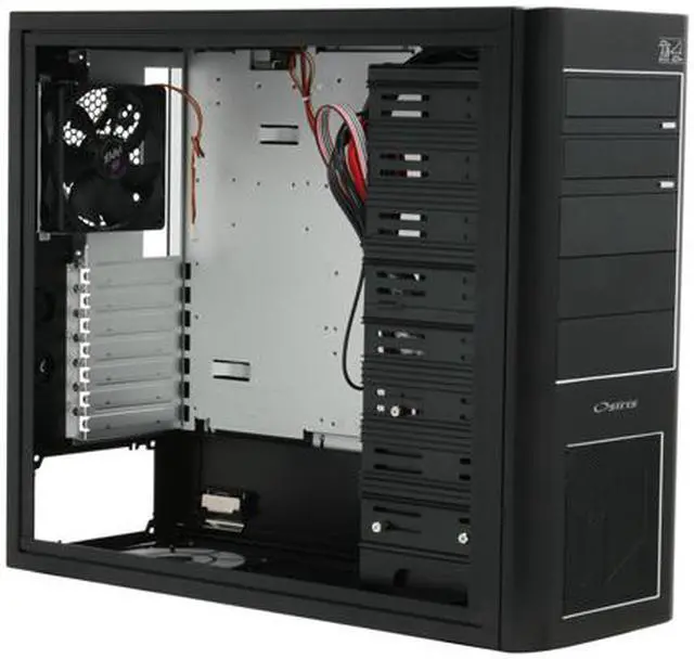 Alt view image 8 of 12 - HIPER OSIRIS HTC-1K514 Black 6063 T5 Alloy ATX Mid Tower Computer Case