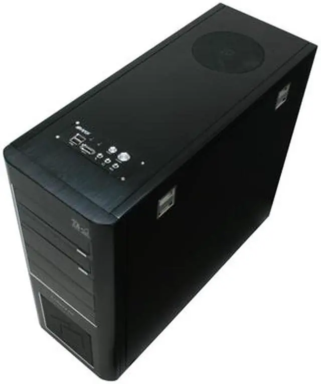 Alt view image 9 of 12 - HIPER OSIRIS HTC-1K514 Black 6063 T5 Alloy ATX Mid Tower Computer Case
