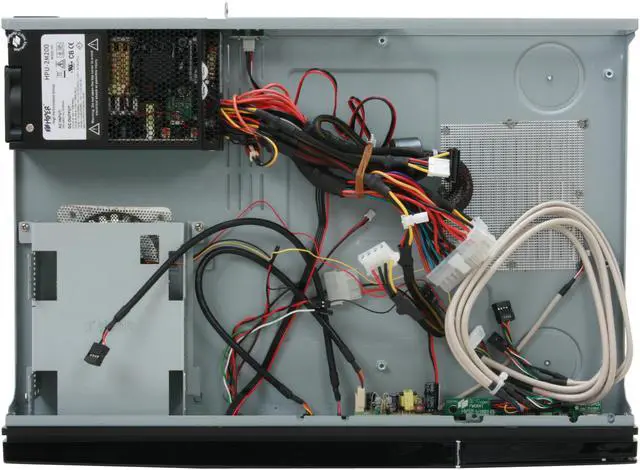 Alt view image 8 of 16 - HIPER HMC-2K53A-A0 Micro ATX Media Center / HTPC Case