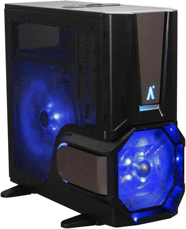 Main image of ABS Aplus ABS-CS-EL Diablo Black 0.8mm SECC ATX Full Tower Computer Case