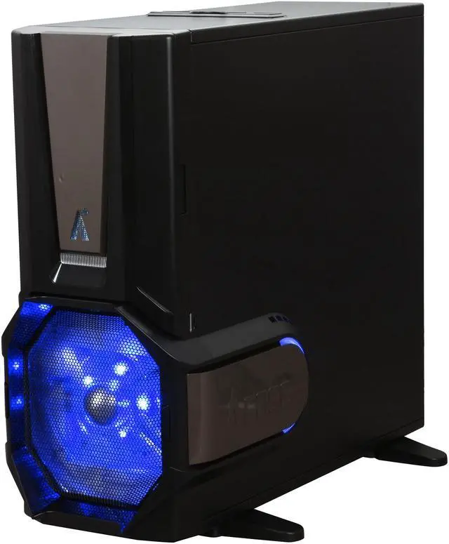 Alt view image 3 of 11 - ABS Aplus ABS-CS-EL Diablo Black 0.8mm SECC ATX Full Tower Computer Case