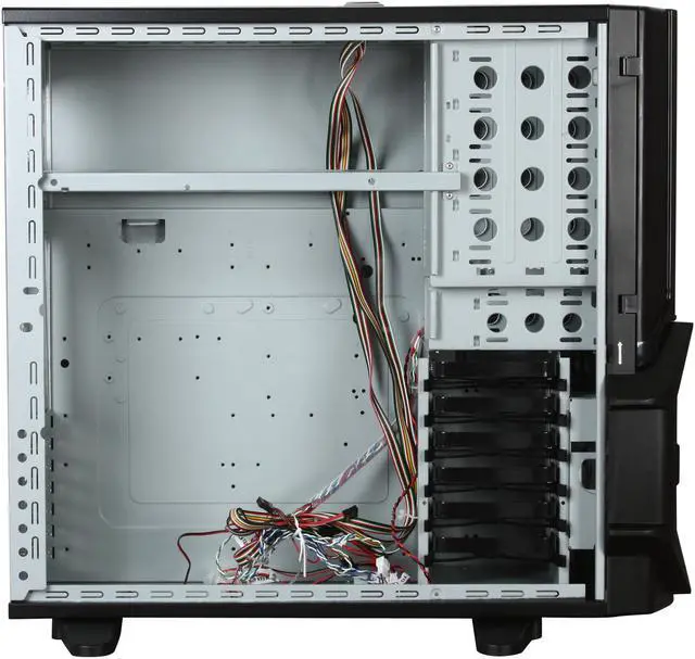 Alt view image 6 of 11 - ABS Aplus ABS-CS-EL Diablo Black 0.8mm SECC ATX Full Tower Computer Case