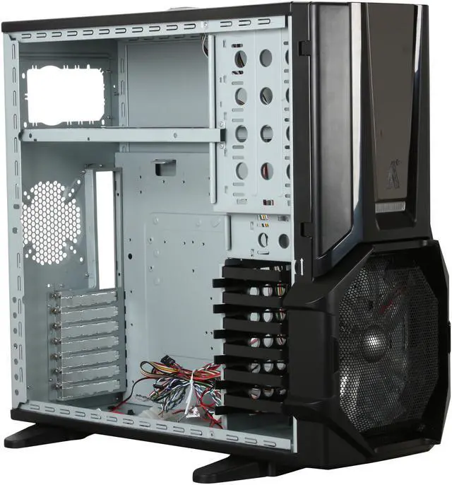 Alt view image 7 of 11 - ABS Aplus ABS-CS-EL Diablo Black 0.8mm SECC ATX Full Tower Computer Case