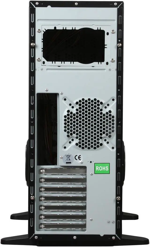 Alt view image 10 of 11 - ABS Aplus ABS-CS-EL Diablo Black 0.8mm SECC ATX Full Tower Computer Case