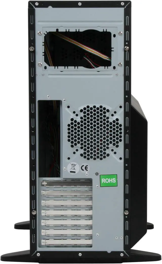 Alt view image 12 of 13 - ABS Aplus ABS-CS-Monolith Black SECC Steel ATX Full Tower Computer Case