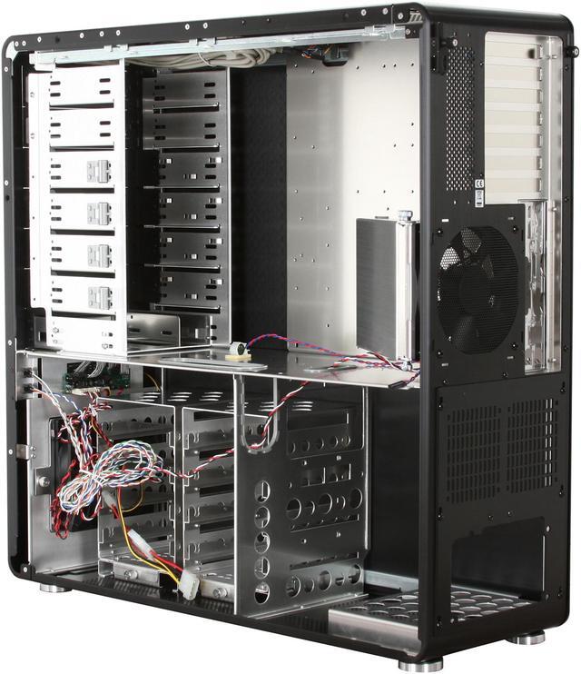 Alt view image 6 of 11 - ABS Aplus ABS-Black Pearl Black Aluminum ATX Full Tower Computer Case