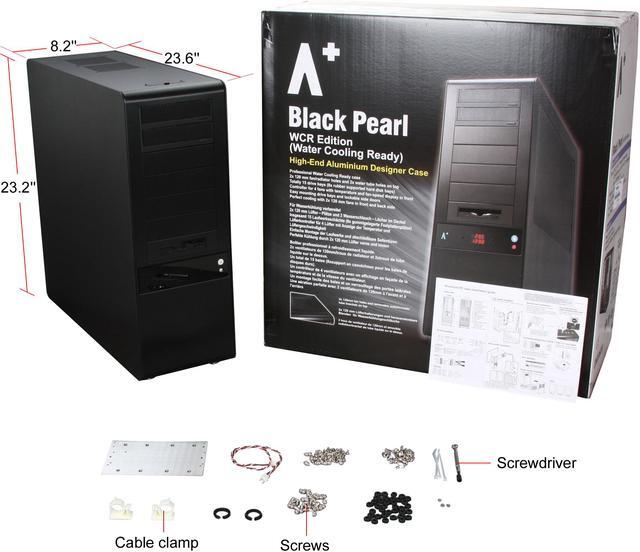 Alt view image 11 of 11 - ABS Aplus ABS-Black Pearl Black Aluminum ATX Full Tower Computer Case
