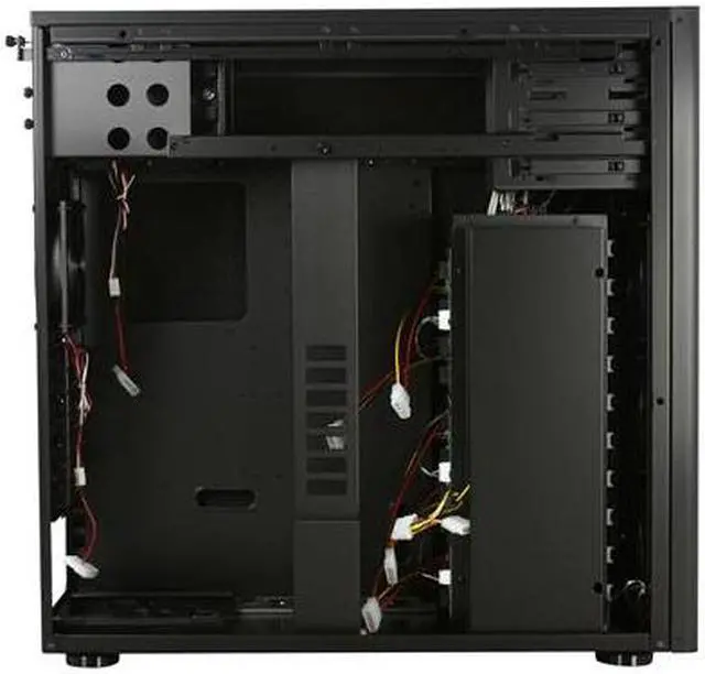 Alt view image 7 of 11 - ABS TIGAS Full Black Anodized Aluminum Super Full Tower Computer Case, Front Access 10x Hot-Swappable SATA/SAS HDD with independent Power Switch