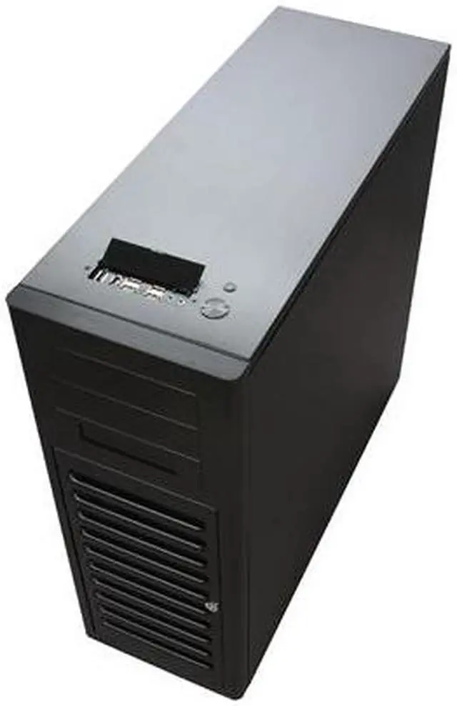 Alt view image 9 of 11 - ABS TIGAS Full Black Anodized Aluminum Super Full Tower Computer Case, Front Access 10x Hot-Swappable SATA/SAS HDD with independent Power Switch