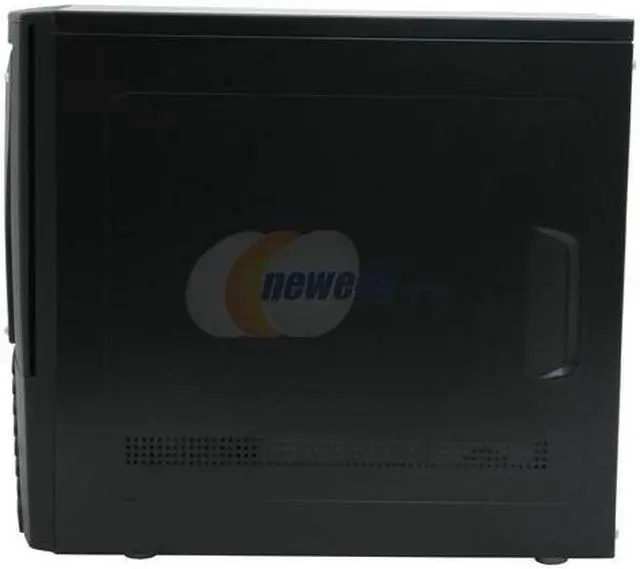 Alt view image 4 of 13 - JPAC X BK Black Steel ATX Mid Tower Computer Case 500W Power Supply