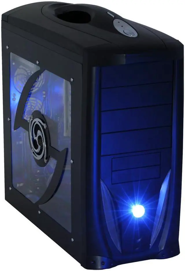 Main image of JPAC 416 Black Steel ATX Mid Tower Computer Case 500W Power Supply