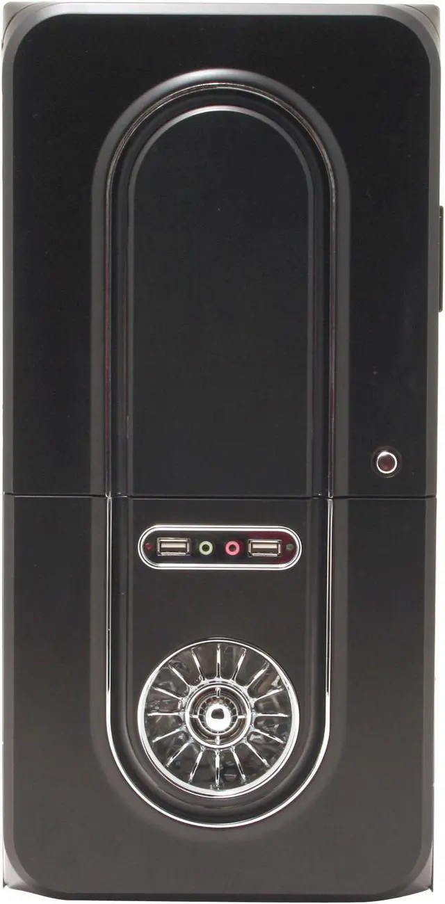 Alt view image 4 of 16 - JPAC TwisterII 480 Black Steel ATX Mid Tower Computer Case 500W Power Supply