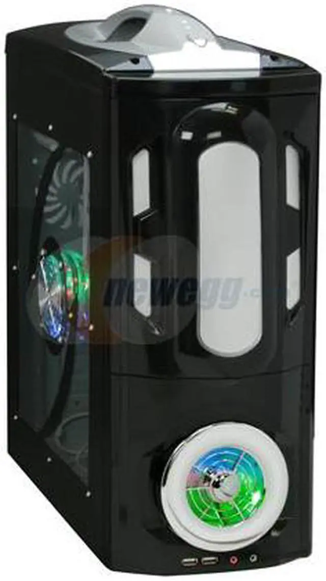 Main image of JPAC 191PS Black Steel ATX Mid Tower Computer Case 500W Power Supply