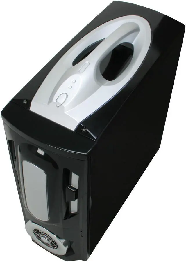 Alt view image 11 of 14 - JPAC 191PS Black Steel ATX Mid Tower Computer Case 500W Power Supply