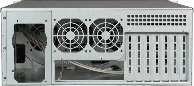 Alt view image 4 of 7 - NORCO RPC-470 Black 4U Rackmount Server Case 3 External 5.25" Drive Bays - OEM