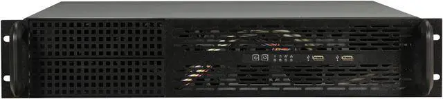 Alt view image 2 of 7 - NORCO RPC-250 Black 2U Rackmount Server Chassis