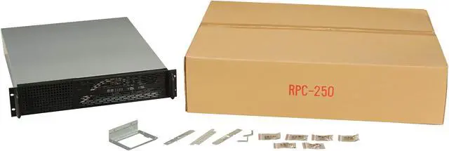 Alt view image 7 of 7 - NORCO RPC-250 Black 2U Rackmount Server Chassis