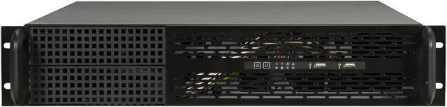 Alt view image 2 of 7 - NORCO RPC-270 Black 2U Rackmount Server Case 2 External 5.25" Drive Bays