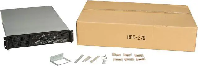 Alt view image 7 of 7 - NORCO RPC-270 Black 2U Rackmount Server Case 2 External 5.25" Drive Bays
