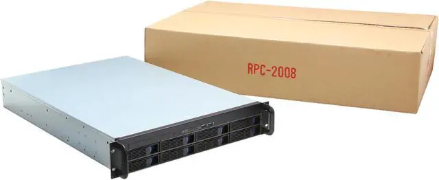 Alt view image 8 of 8 - NORCO RPC-2008 2U Rackmount Server Case