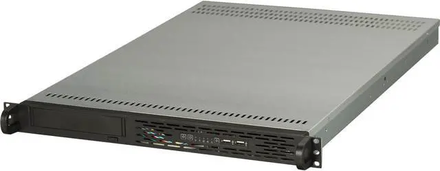 Main image of NORCO RPC-170 Black 1U Rackmount Server Chassis 1 External 5.25" Drive Bays