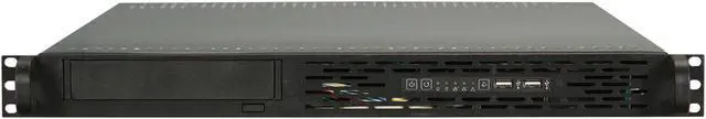 Alt view image 2 of 7 - NORCO RPC-170 Black 1U Rackmount Server Chassis 1 External 5.25" Drive Bays