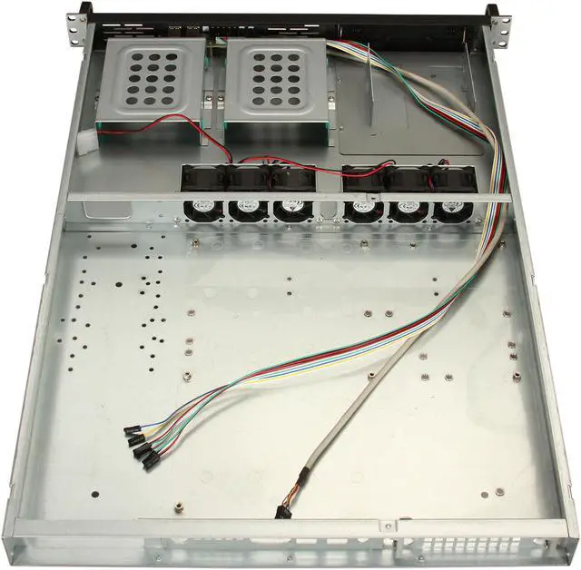 Alt view image 5 of 7 - NORCO RPC-170 Black 1U Rackmount Server Chassis 1 External 5.25" Drive Bays