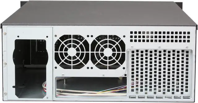 Alt view image 4 of 7 - NORCO RPC-450B Black 4U Rackmount Server Case 3 External 5.25" Drive Bays
