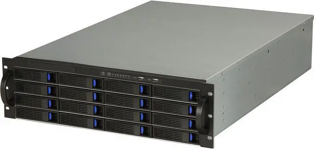 Main image of NORCO RPC-3216 Black 3U Rackmount Server Chassis