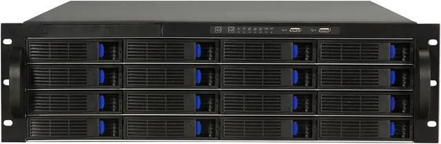 Alt view image 2 of 7 - NORCO RPC-3216 Black 3U Rackmount Server Chassis