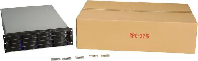 Alt view image 7 of 7 - NORCO RPC-3216 Black 3U Rackmount Server Chassis