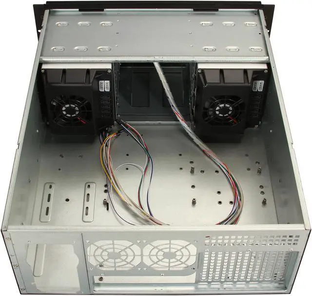 Alt view image 5 of 7 - NORCO RPC-450TH Black 4U Rackmount Server Chassis 3 External 5.25" Drive Bays - OEM