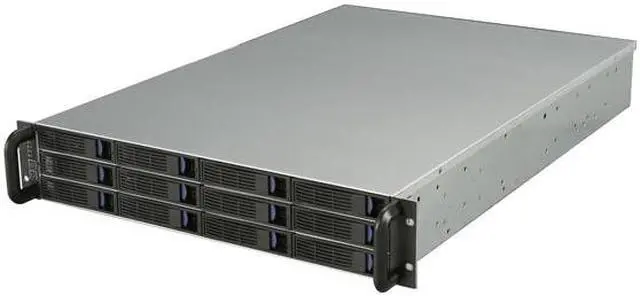 Main image of NORCO RPC-2212 Black 2U Rackmount Server Case with 12 Hot-Swappable SATA/SAS Drive Bays