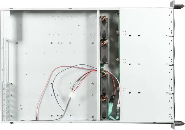 Alt view image 6 of 7 - NORCO RPC-2212 Black 2U Rackmount Server Case with 12 Hot-Swappable SATA/SAS Drive Bays