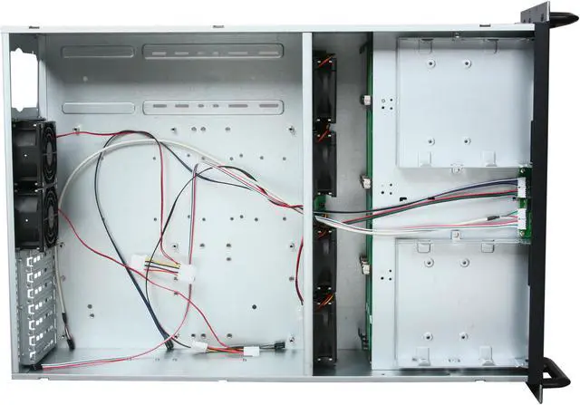 Alt view image 6 of 7 - NORCO RPC-4216 4U Rackmount Server Case w/16 Hot-Swappable SATA/SAS Drive Bays - OEM