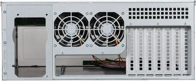 Alt view image 4 of 7 - NORCO RPC-4308 4U Rackmount Short Depth 15.25" 4U Rackmount Case with Eight Hot Swap Trays Standard ATX, mini redundant power supply