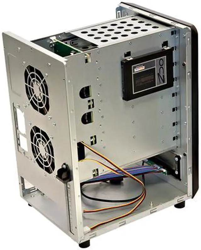 Alt view image 6 of 7 - NORCO ITX-S8 Black Black Mini-ITX Form Computer Storage Case Support standard 1U single ATX power supply (NOT included)