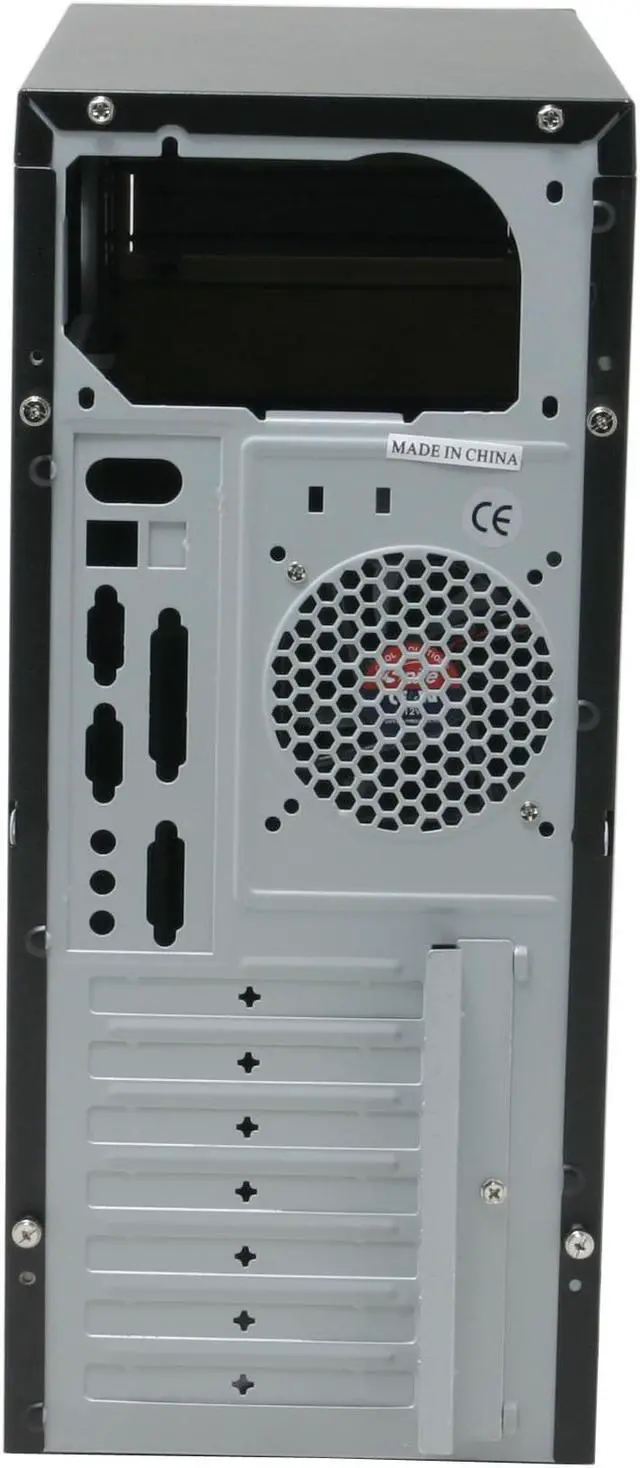 Alt view image 7 of 13 - Spire BlackFin III SP-2009B Silver/Black Metal SECC/ABS ATX Mid Tower Computer Case
