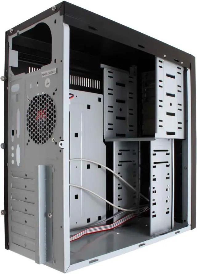 Alt view image 10 of 13 - Spire BlackFin III SP-2009B Silver/Black Metal SECC/ABS ATX Mid Tower Computer Case