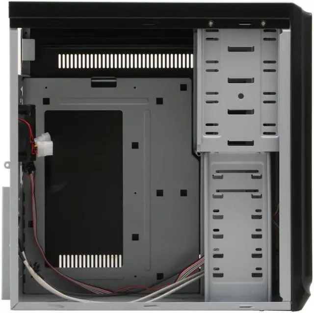 Alt view image 9 of 11 - Spire BlackFin V SP-3005B Black Metal SECC/ABS ATX Mid Tower Computer Case