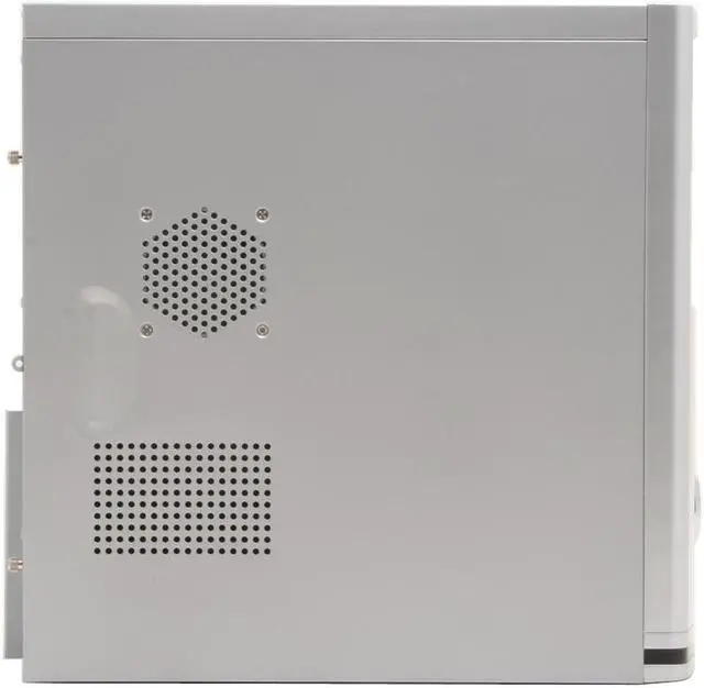 Alt view image 4 of 13 - Spire SilverFin II SP-102S Silver Metal SECC/ABS ATX Mid Tower Computer Case