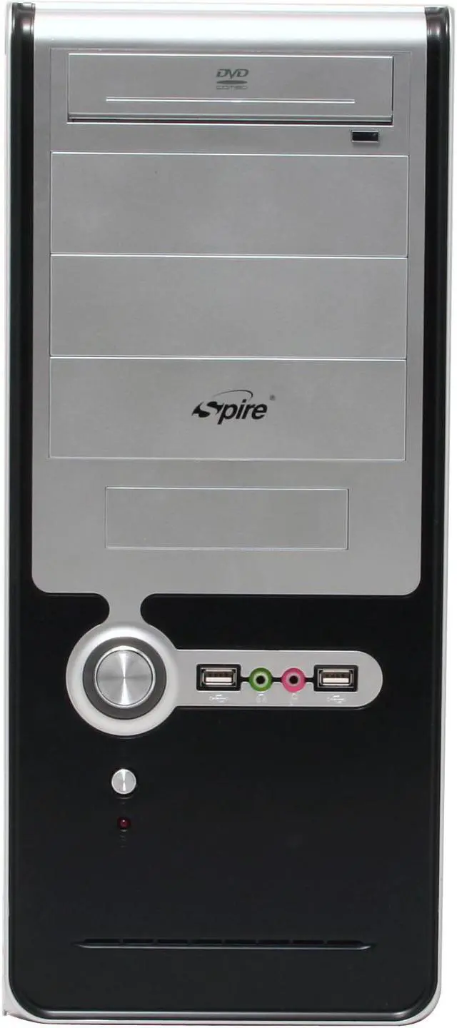 Alt view image 3 of 13 - Spire SilverFin III SP-7688B Silver SECC Metal ATX Mid Tower Computer Case