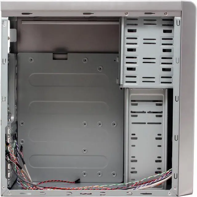 Alt view image 9 of 13 - Spire SilverFin III SP-7688B Silver SECC Metal ATX Mid Tower Computer Case