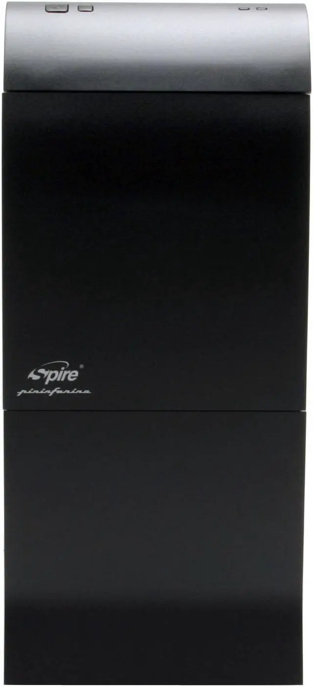 Alt view image 2 of 13 - Spire SP-ATX-PALU/B Black Aluminum/ 1.0mm SECC ATX Mid Tower Computer Case