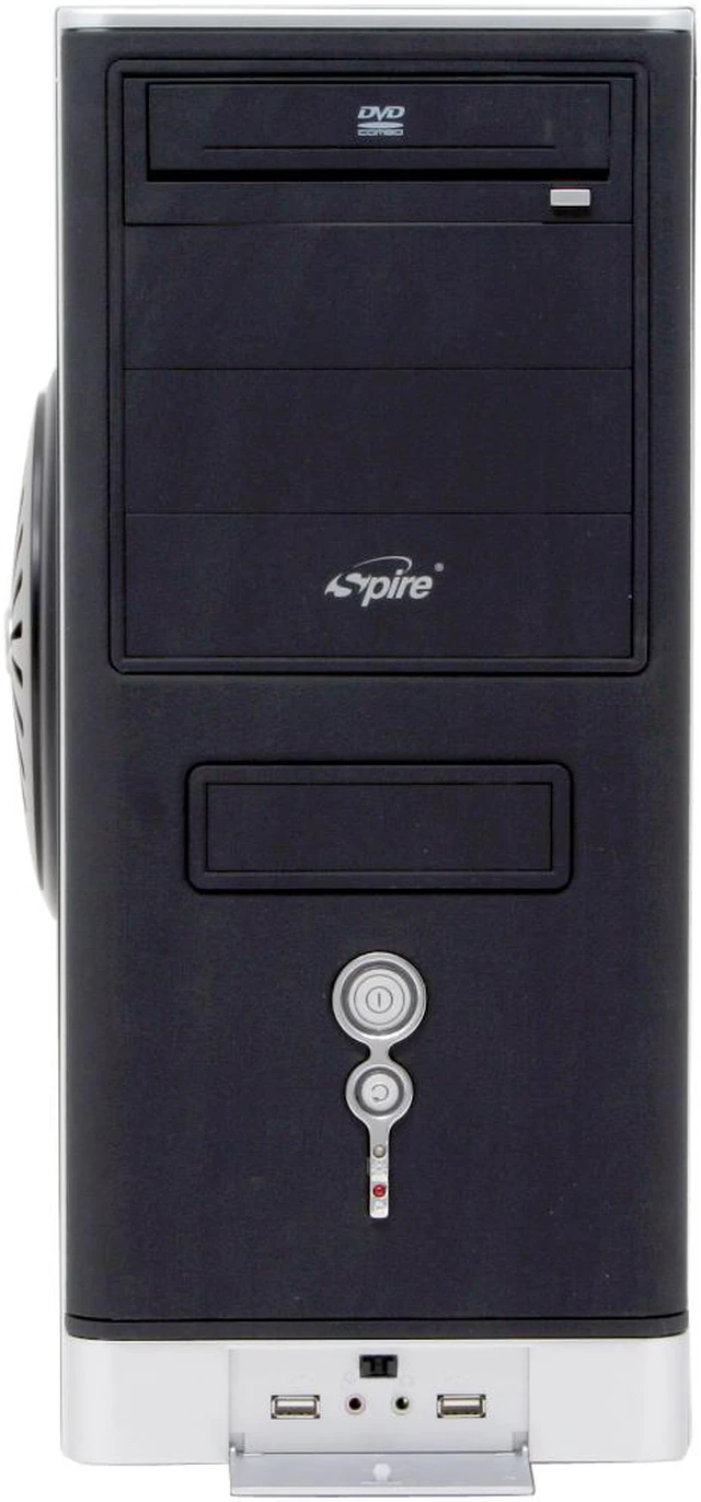 Alt view image 3 of 12 - Spire BlackFin SP-7090B Black Metal SECC/ ABS ATX Mid Tower Computer Case